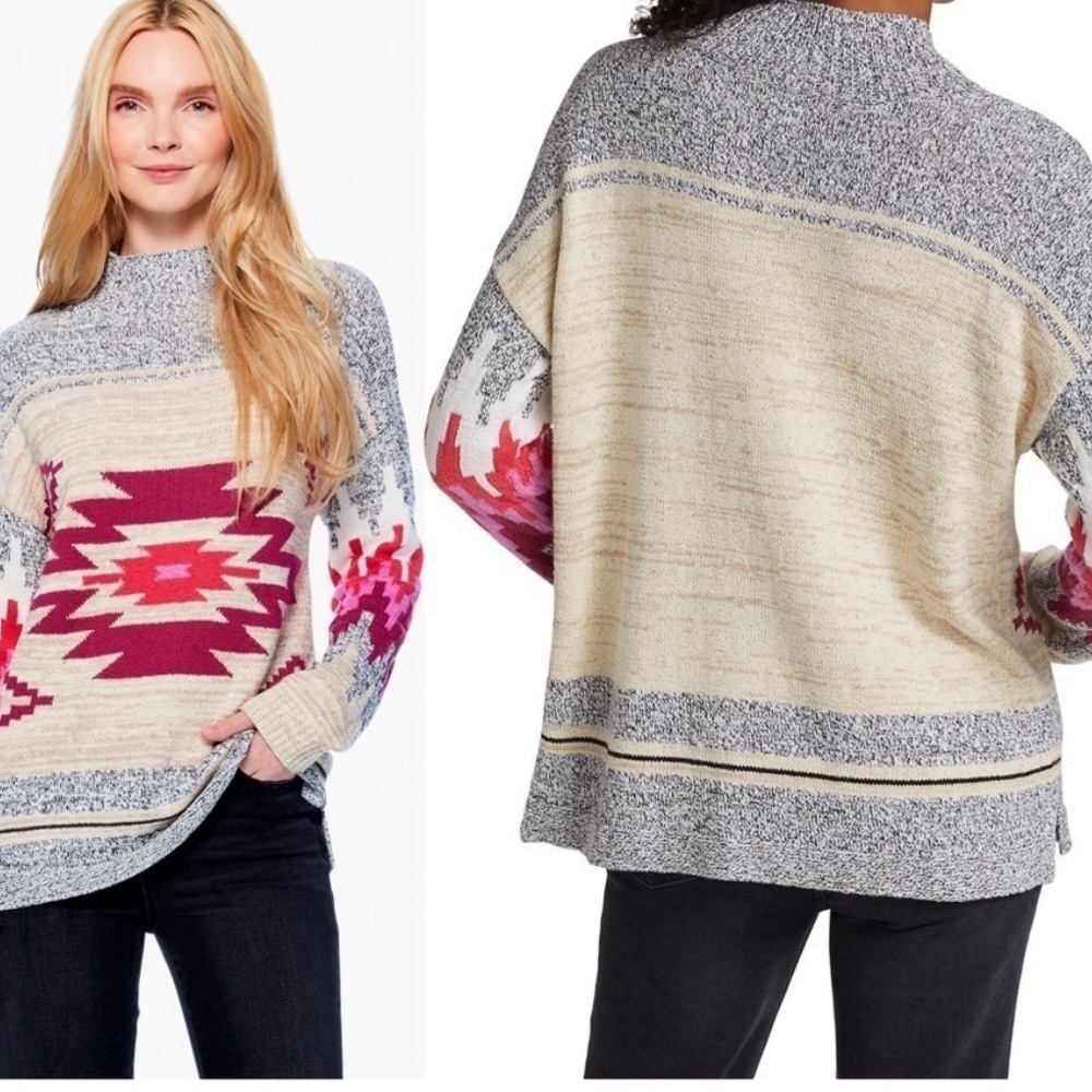 Nic & Zoe Mock Turtleneck Sweater - Picture 3 of 7